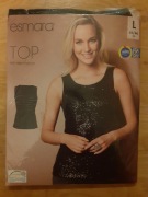 Top czarny z eleganckimi cekinami NOWY Esmara L 44/46