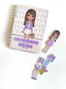 Lawendowy domek – interaktywna książeczka na rzepy A5