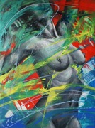 AKT "Zabawa w chowanego II" IZA 60x80