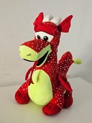 Czerwony Smok maskotka pluszowa duża