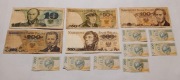 Zestaw banknotów PRL 1982. 1988    5 sztuk plus gratis 