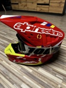 Kask Alpinestars SM5 + gogle 100% + nowa szybka | rozmiar M 57-58