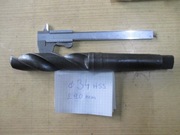 Wiertło fi 34 mm na stożku HSS uzywane 290 mm.