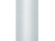 Tiul rolka 30 cm x 9 m - jasno szary