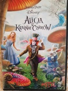 "PAlicja w krainie czarów",  Disney, używana płyta DVD