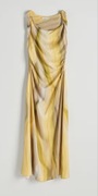 Reserved suknia maxi z nadrukiem mazanym r S 