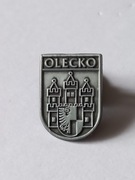 Herb miasta Olecko przypinka pin metaliczna odznaka wpinka