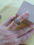 srebrny pierścionek fi 16,5