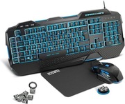 EMPIRE GAMING Klawiatura Mechaniczna LED RGB+Myszka (606b)