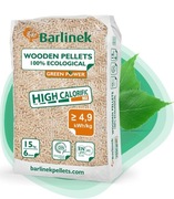 Pellet drzewny 6mm  Barlinek - DIN plus, En plusA1