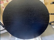 Stół okrągły rozkładany NICOLET czarny dąb