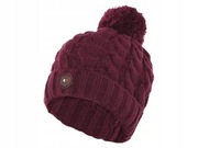 Markowa bardzo ciepła czapka Tommy Hilfiger NOWA burgund