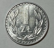 Moneta 1zł 1984 PRL