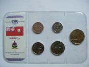 Blister zestaw monet Bermudy