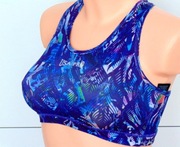 USA PRO biustonosz wciągany miękki sportowy efektowny XS/S