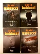 Zestaw 4 książek; David Baldacci; Pierwsza dama; Ocalenie; Miasteczko Divin