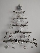 Choinka wisząca dekoracja Boże Narodzenie Mikołaj prezent