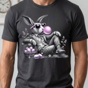 Koszulka z Królikiem dżentelmenem Wielkanoc ze Stylem! 