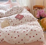 Zestaw pościeli 2 x kołdra 135x200, 2 x poduszka boho / glamour