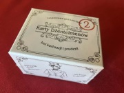 Karty Dżentelmenów Bez  cenzury Gra imprezowa NOWA, ZAFOLIOWANA