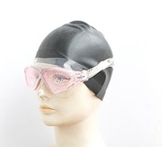 Okulary panoramiczne do pływania Okulary pływackie JIJIA Różowe