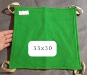 Hamak kwadrat polar tapicerska 33x30 szczur koszatniczka szynszyla