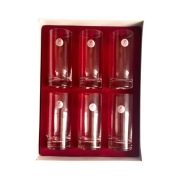 6 wysokich szklanek Cristallerie Zwiesel lata 80.