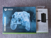 Pad Xbox Ice Breaker jak nowy na gwarancji Microsoftu + akumulator Xbox