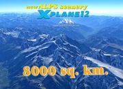 Sceneria do symulatora x plane 12 .Alpy