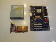 Części płyta AsusM4N78 AMD Phenom HD8750WCJ3BGH 2x2DDR2 MSI NX7100GS-TD128E