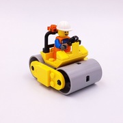 LEGO City 952210 Pracownik budowy w walcu drogowym