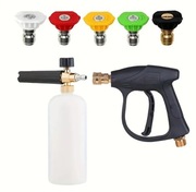 myjka wysokociśnieniowa z pojemnikiem na pianę aktywną