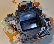 Minolta Dynax 7 - zespół komory lustra