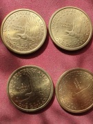 USA 1 DOLAR 2000 4 X SZTK SERIA "P" INDIAMKA SSCAJAWEA