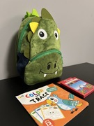 Plecaczek dla przedszkolaka 18|23cm. Do tego kolorowanka i 12 kredek.