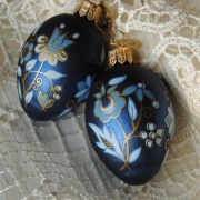 Bombka jajko wielkanocne w kaszubskie wzory