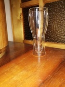 pokal szklanka do piwa termiczna  z podwójnym dnem