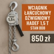 Sprzedam wciągnik łańcuchowy 1.5t