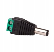Wtyk Ecolight DC 2,1/5,5 z szybkozłączem do taśm LED mono EC79058