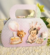 Roczek / pierwsze urodzinki dziewczynki, prezent, torebka , aniołek 