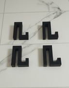 4x Wieszak Haczyk Ręcznika na kabine prysznica 6-8mm