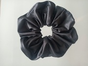 Scrunchie zawijka Black woskowana maxi