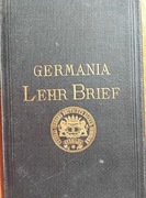 Germania Lehr Brief dyplom piekarza Calau 1915 r