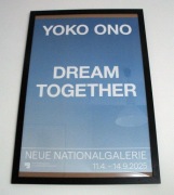 Yoko Ono Dream Together plakat z wystawy Berlin 2025