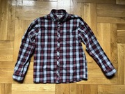 Koszula długi rękaw (kratka) - Next - 128 cm (7/8 l)