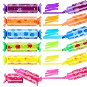 Zakreślacze w Kształcie Cukierków dla Dzieci 24szt