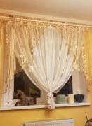 Firanka złota  piękna 