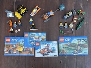 Lego city mix 60072 - 60011 - 60032 - 60066 klocki figurki zestaw