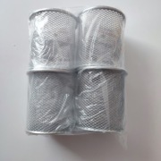 Organizerki na biurko, przybornik, niezbędnik biurowy srebrny