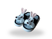 Urocze kapcie z króliczkiem 3D  kawaii, pastel,  38/39